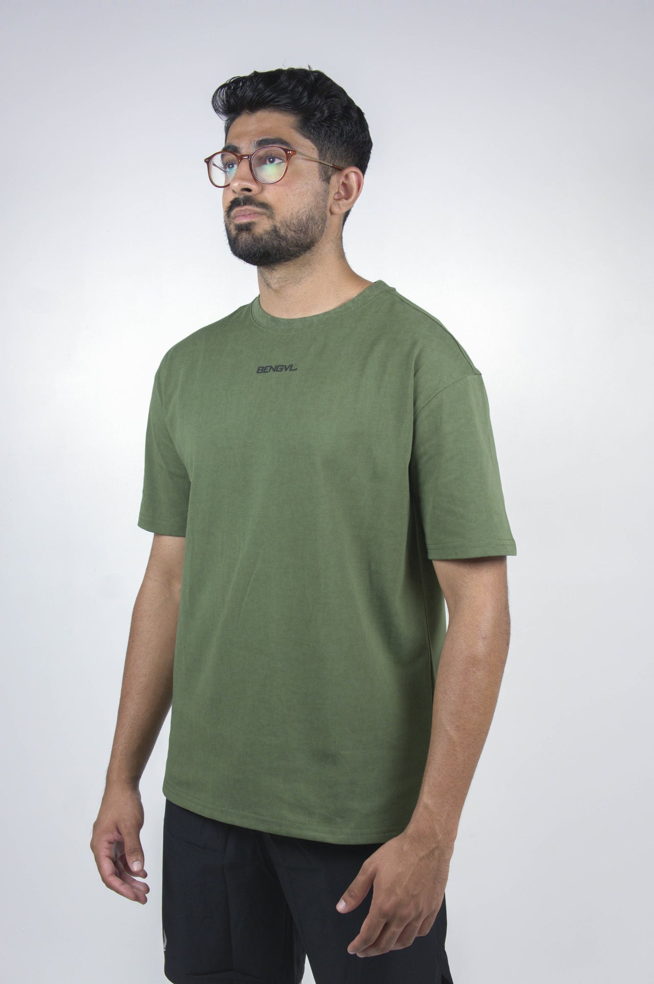 [First Flight] Heavyweight Drop-Shoulder Tee - Forest