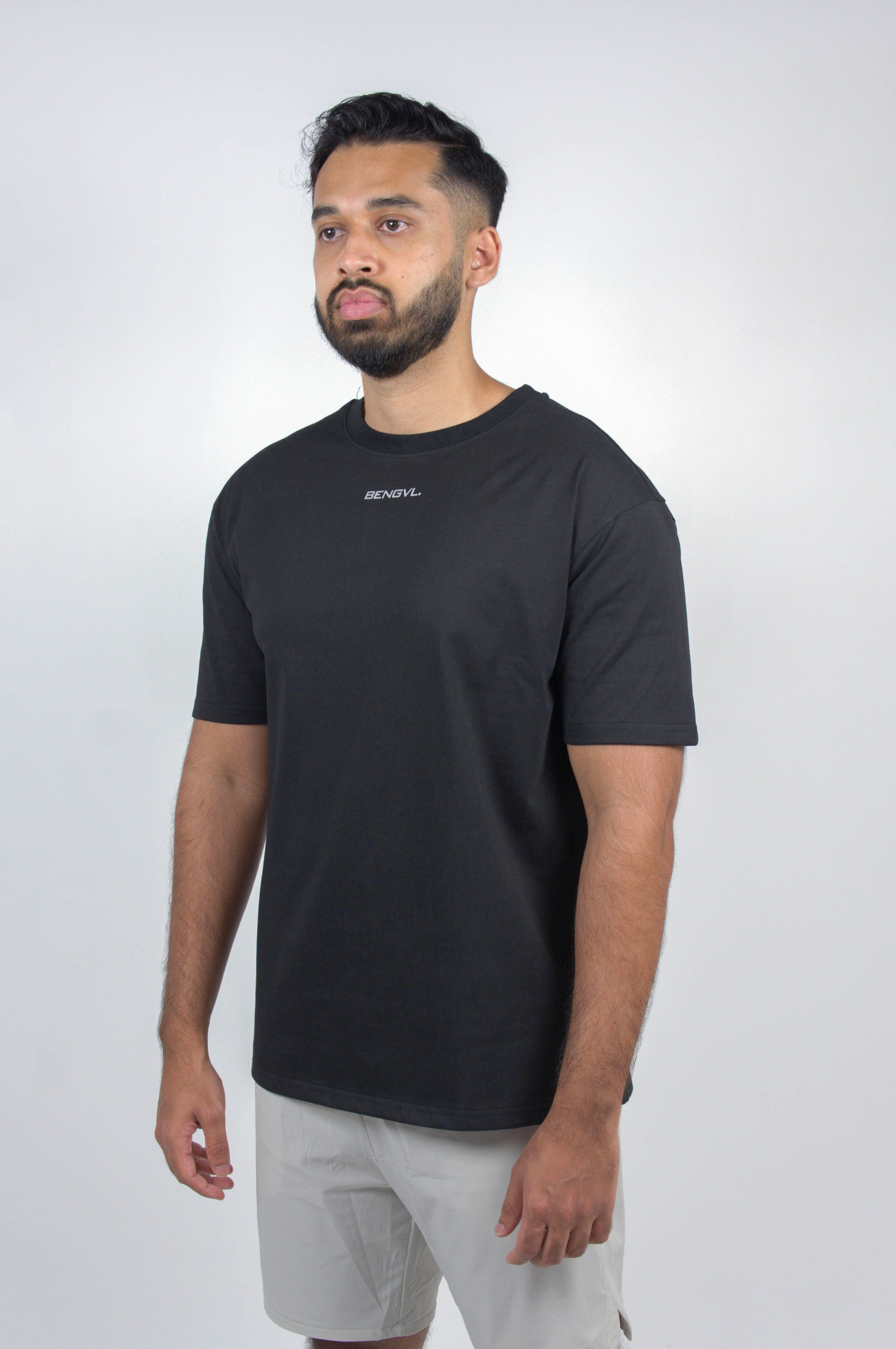 [First Flight] Heavyweight Drop-Shoulder Tee - Jet