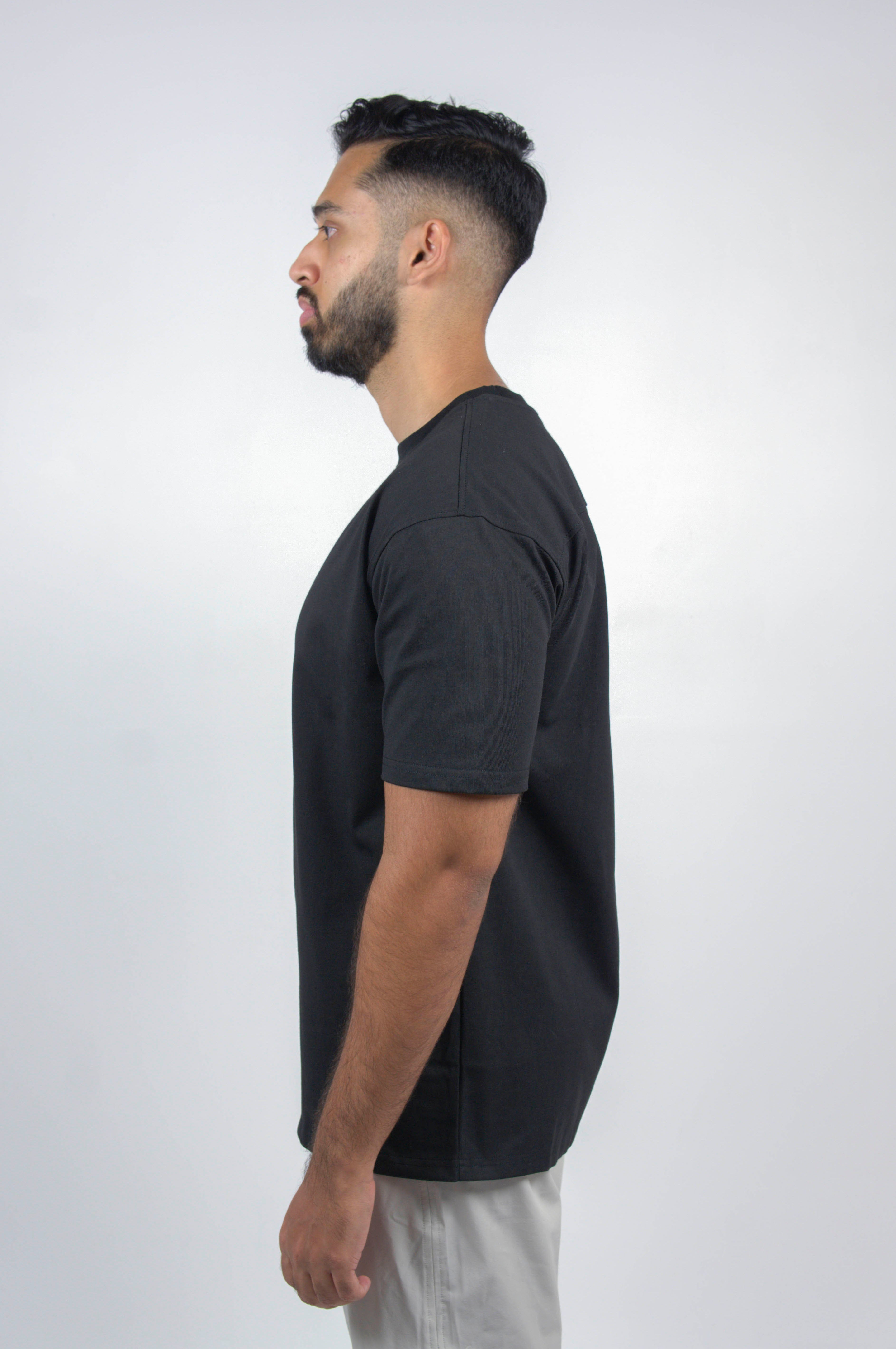 [First Flight] Heavyweight Drop-Shoulder Tee - Jet